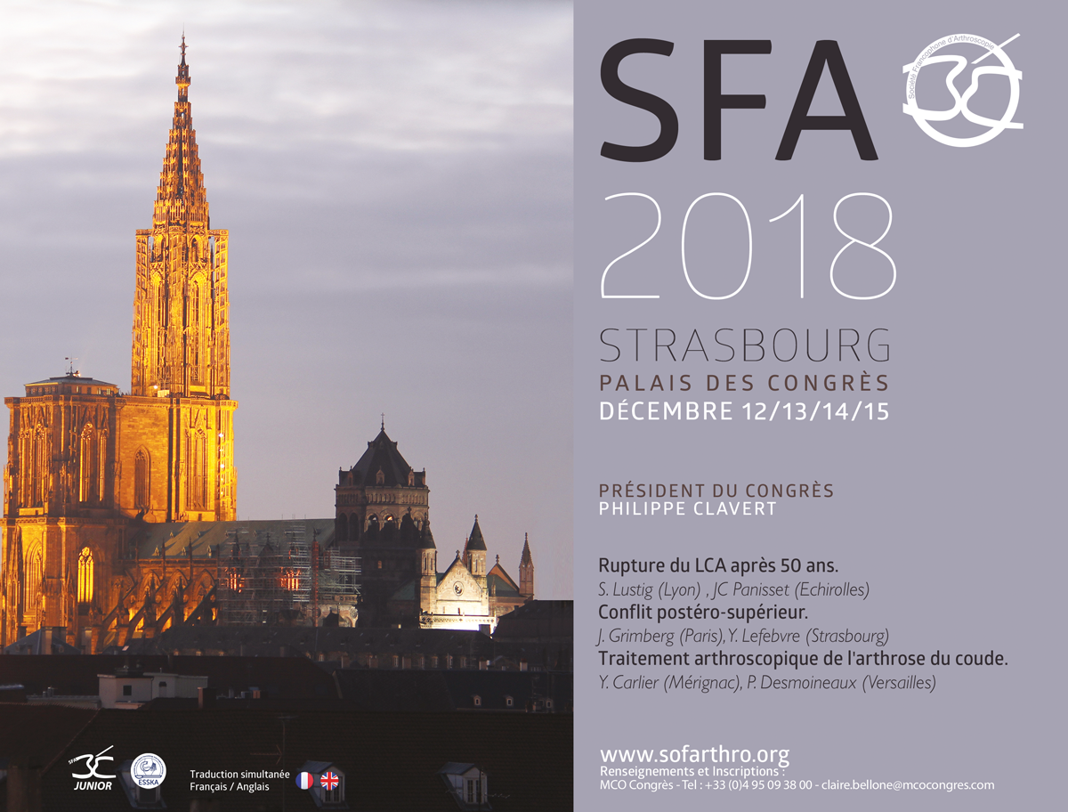Congrès SFA 2018